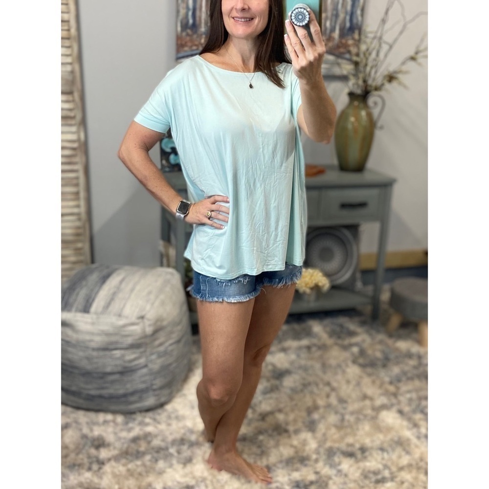 ❤️‍🔥PIKO 1988 Dolman Tunic Top Mint Green 0114 - Picture 4 of 6